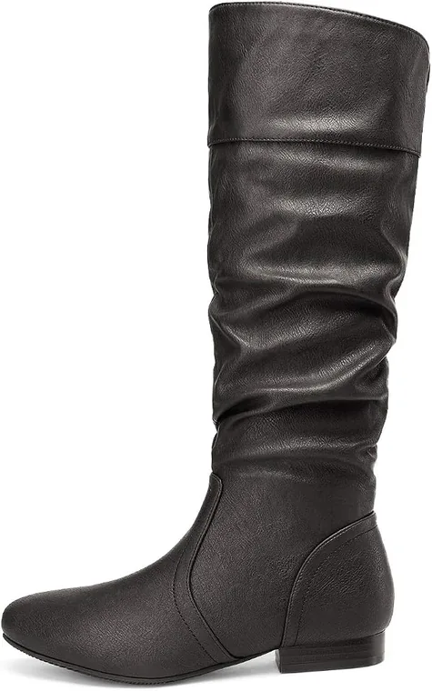 DREAM PAIRS Women's BLVD Flat Knee-High Boots, alternate side
