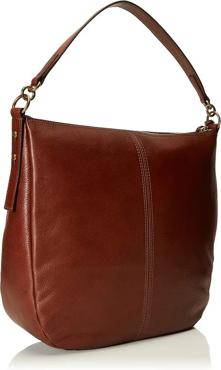 Fossil Women's Jolie Leather Hobo Bag, rear view