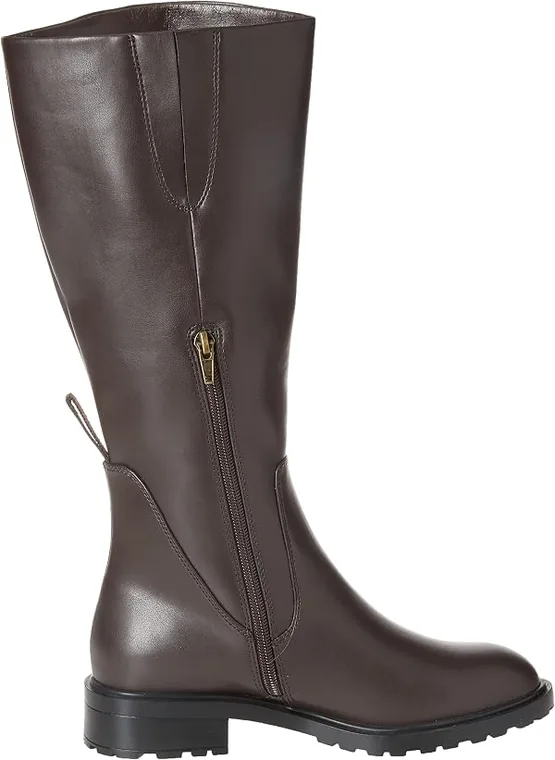 Amazon Essentials Women's Knee High Riding Boot, rear and inner side
